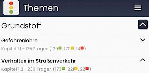 Grundstoff - Verhalten im Straßenverkehr