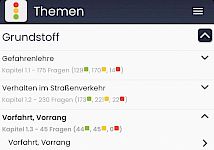 Grundstoff - Vorfahrt/Vorrang