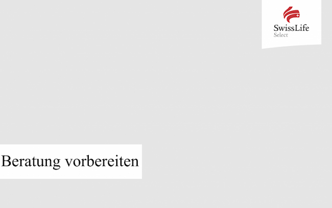 Übung 3 - Beratung vor + nachbereiten
