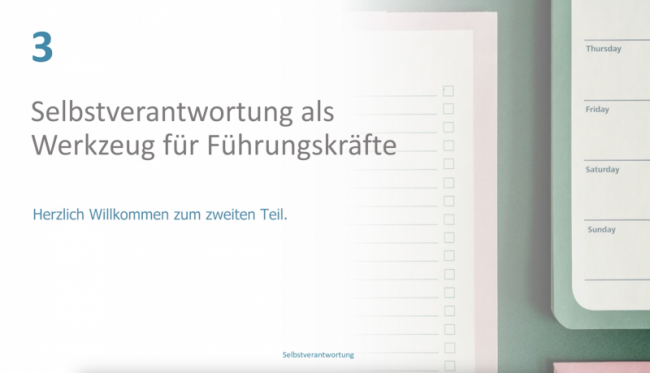 Selbstverantwortung als Werkzeug (2)