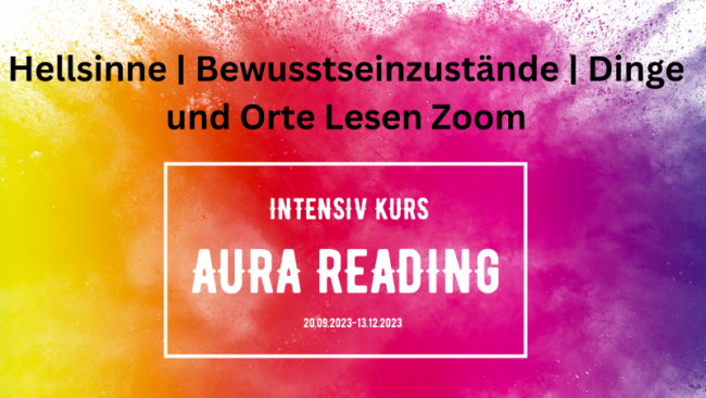 Hellsinne | Bewusstseinszustände | Dinge und Orte Lesen