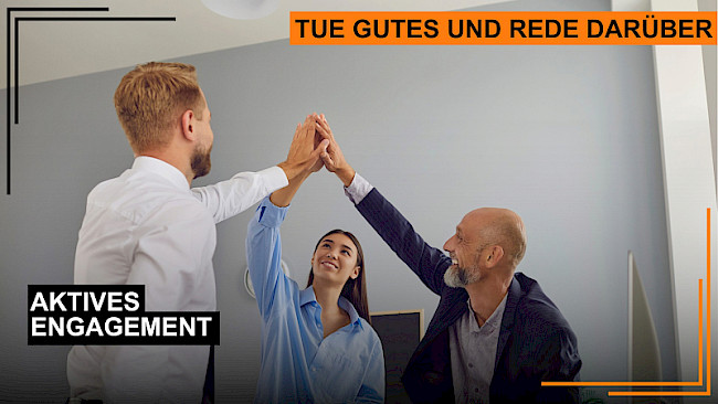 Aktives Engagement im Unternehmen