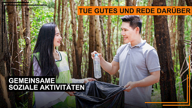 Organisation gemeinsamer sozialer Aktivitäten