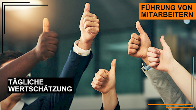 Tägliche Wertschätzung durch vielfältige Gesten