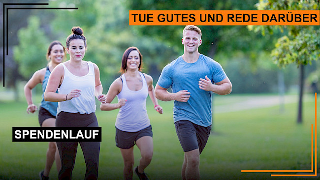 Spendenlauf für wohltätige Zwecke - Mitarbeiter Engagement