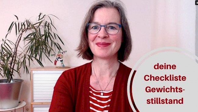 Wie isst du jetzt? Checkliste Gewichtsstillstand