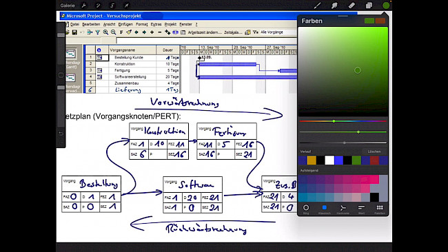 Übungsaufgabe Netzplan
