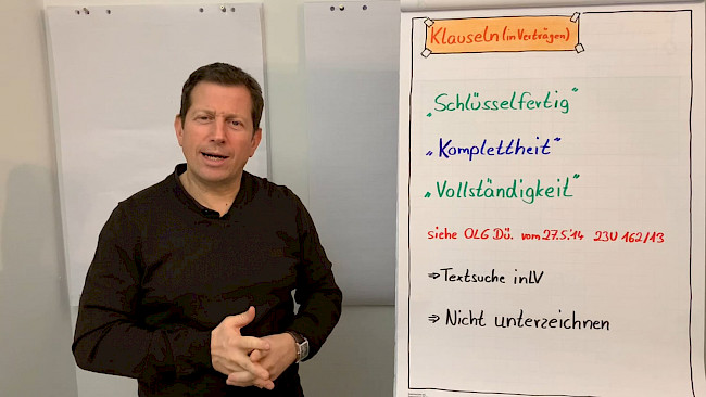 Klauseln/ die schwarze Liste