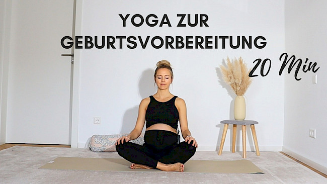 Yoga zur Geburtsvorbereitung - Loslassen & entspannen (20 Min.)
