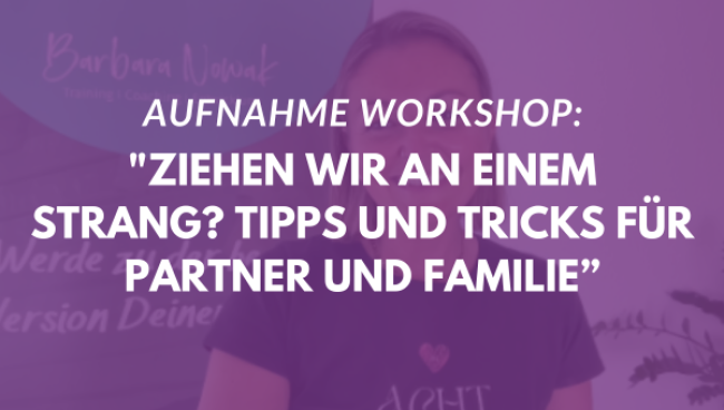 Ziehen wir an einem Strang?