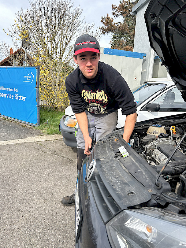 Azubi Motorrad Moritz