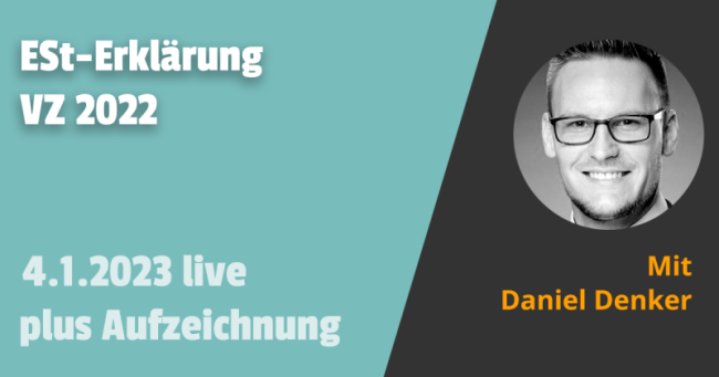 Einkommensteuererklärung VZ 2022 04.1.2023