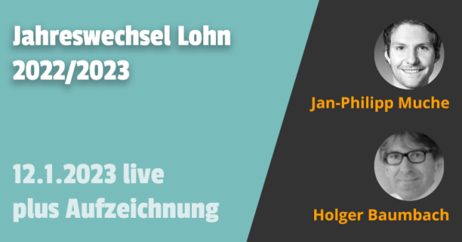 Jahreswechsel Lohn 2022/2023 12.01.2023