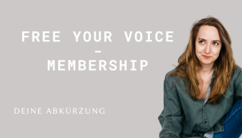 Free your voice! - Membership