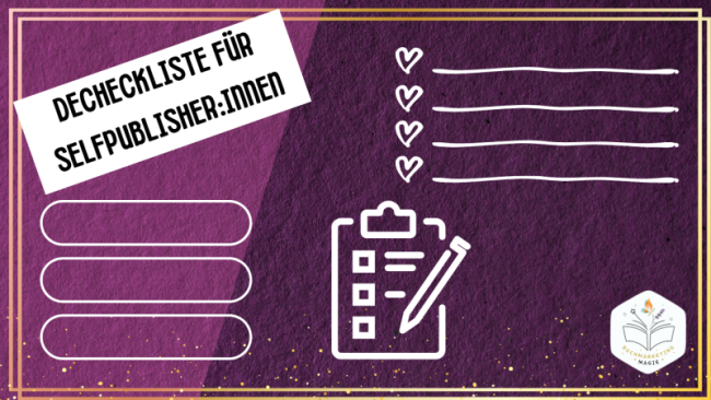 Checkliste für Selfpublisher