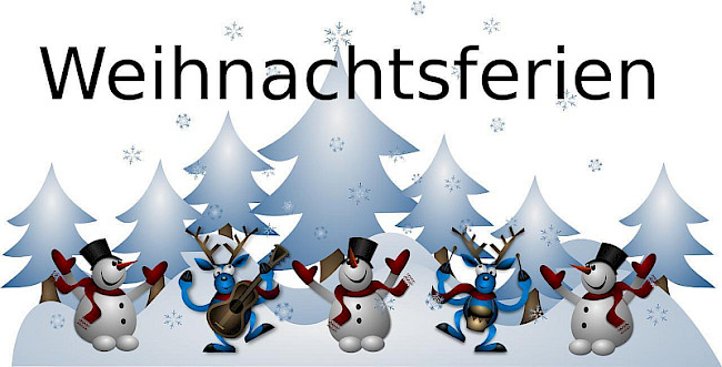 Weihnachtsferien 23.12.-1.1.