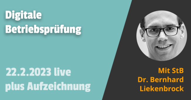 Digitale Betriebsprüfung 22.02.2023