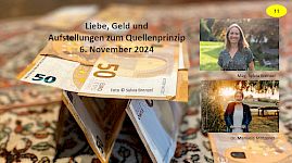 Nov. / Manuela Mätzener & Sylvia Brenzel: Liebe, Geld und Aufstellungen zum Quellenprinzip