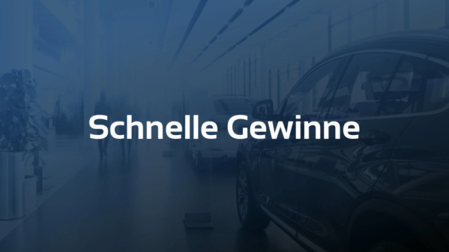 Schnelle Gewinne
