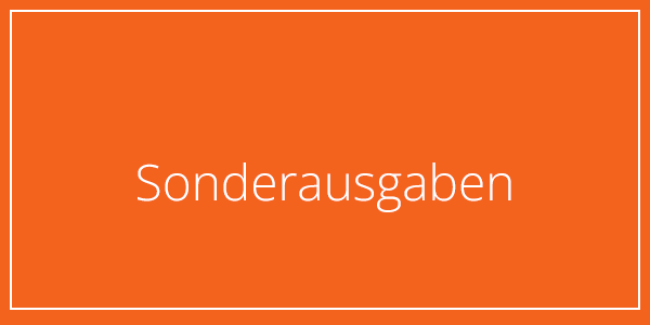 Teil 4: Sonderausgaben