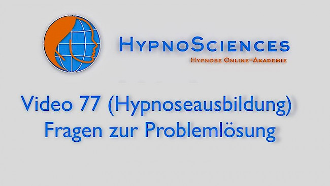 Video (Audio) 77 - Fragen zur Problemlösung