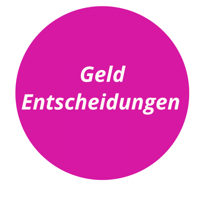 11. Geld Entscheidungen