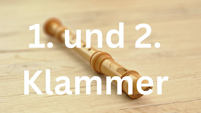 1. und 2. Klammer