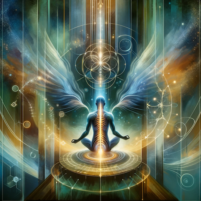 Aufrichtung der Wirbelsäule