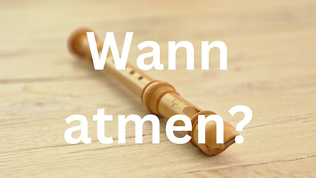 Wann atmen?