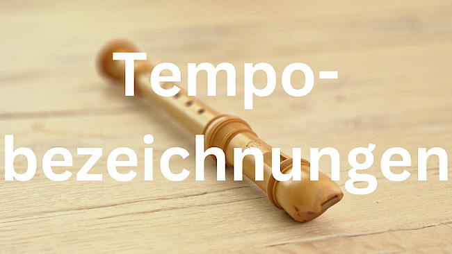 Tempobezeichnungen