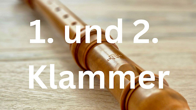 1. und 2. Klammer