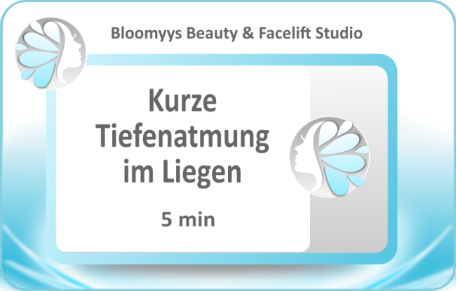 Kurze Tiefenatmung im Liegen