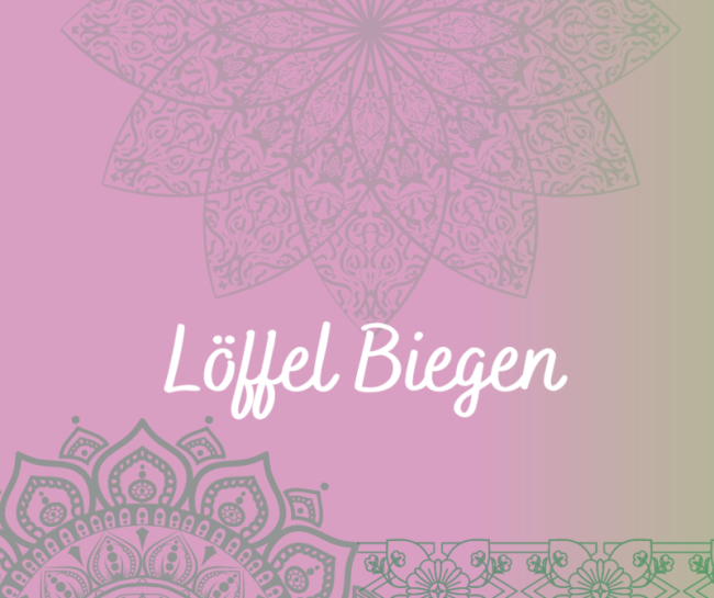 Löffel Biegen