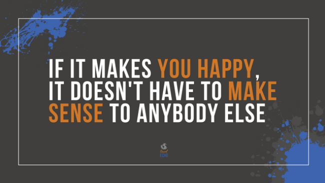 If it makes you happy...