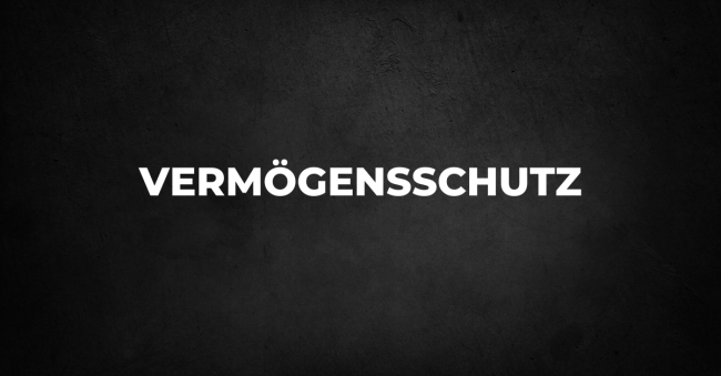 Speiche 1: Vermögensschutz