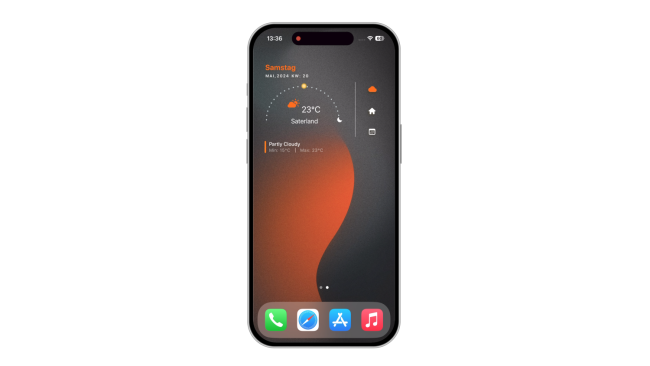 Homescreen Design einrichten