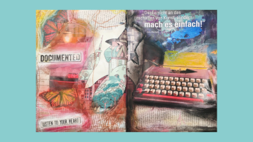 Vertrau Dir mit Art Journaling