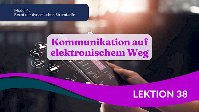 Kommunikation auf elektronischem Weg
