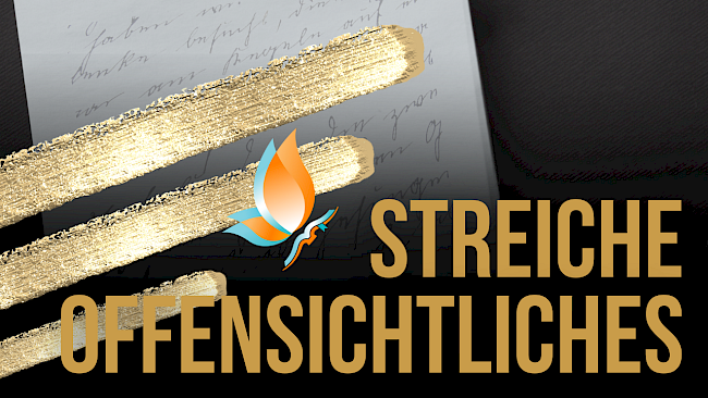 Streiche Offensichtliches