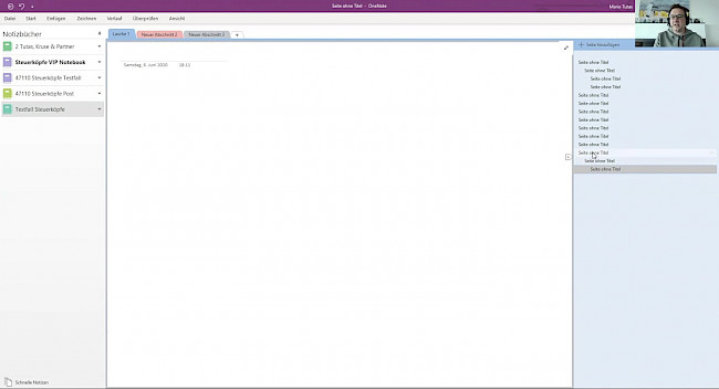 MS OneNote – Ebenen