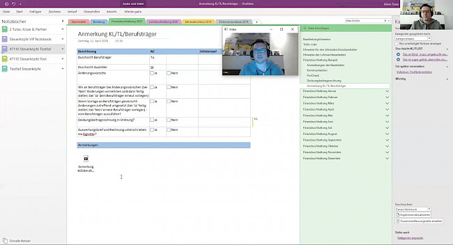MS OneNote – Sprach- und Videoanmerkungen