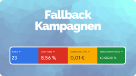 Durchstarter Bonus: Fallback Kampagnen
