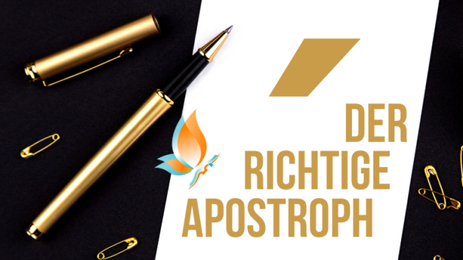 Der richtige Apostroph