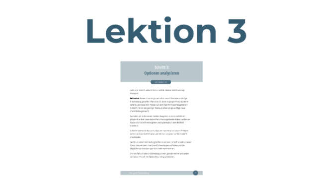 Lektion 3: Optionen analysieren