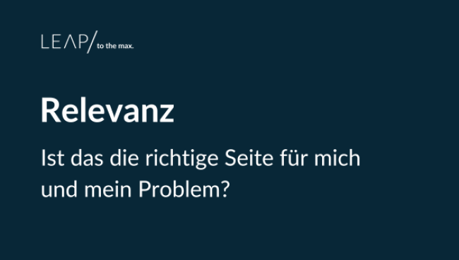 Relevanz
