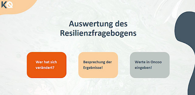 Abschluss inkl. Wiederholung Resilienztest