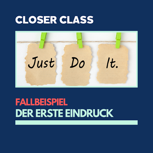 Fallbeispiel: Der erste Eindruck