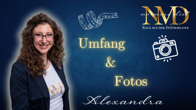 Umfänge messen und Fotos machen