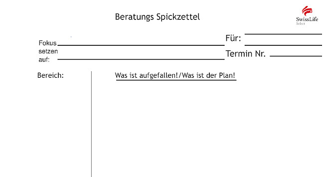 Pflicht: Beratung planen