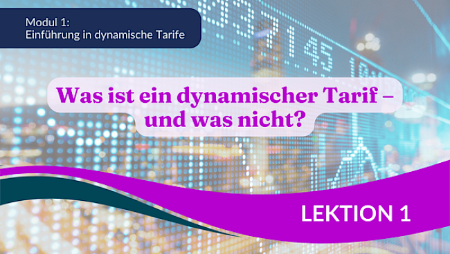 Was ist ein dynamischer Tarif – und was nicht?